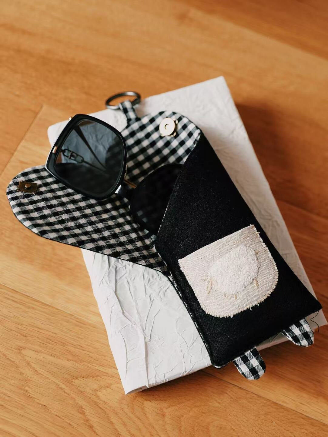Penguin Sunglass Pouch & Bag Charm for Travel