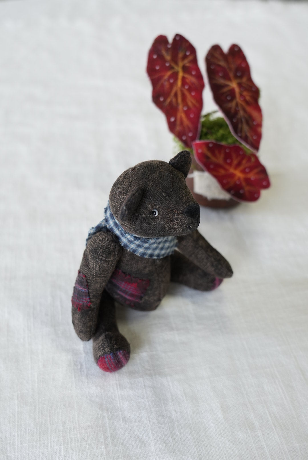 Patched Bear Art Doll