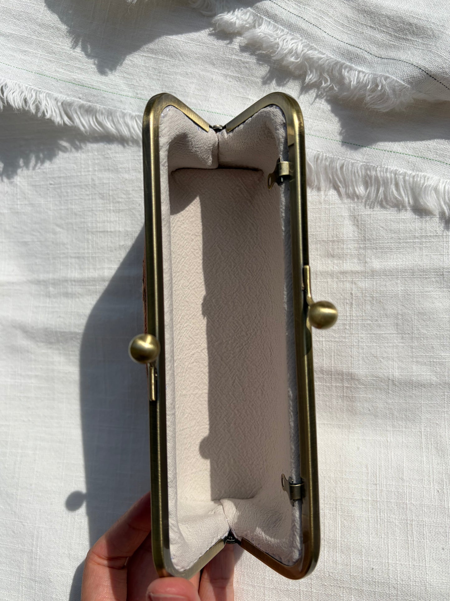 Handmade Clasp Frame Pouch – Pencil Case / Coin Purse / Makeup Bag (Pre-Order, Ships in About 2 Weeks)