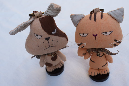 Big, Bold, Grumpy Cat/Dog Bag Charm
