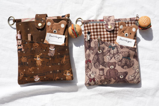 A5 Book & Journal Sleeve – Warm Brown Collection (Charms Sold Separately) | Preorder - Made by Frey