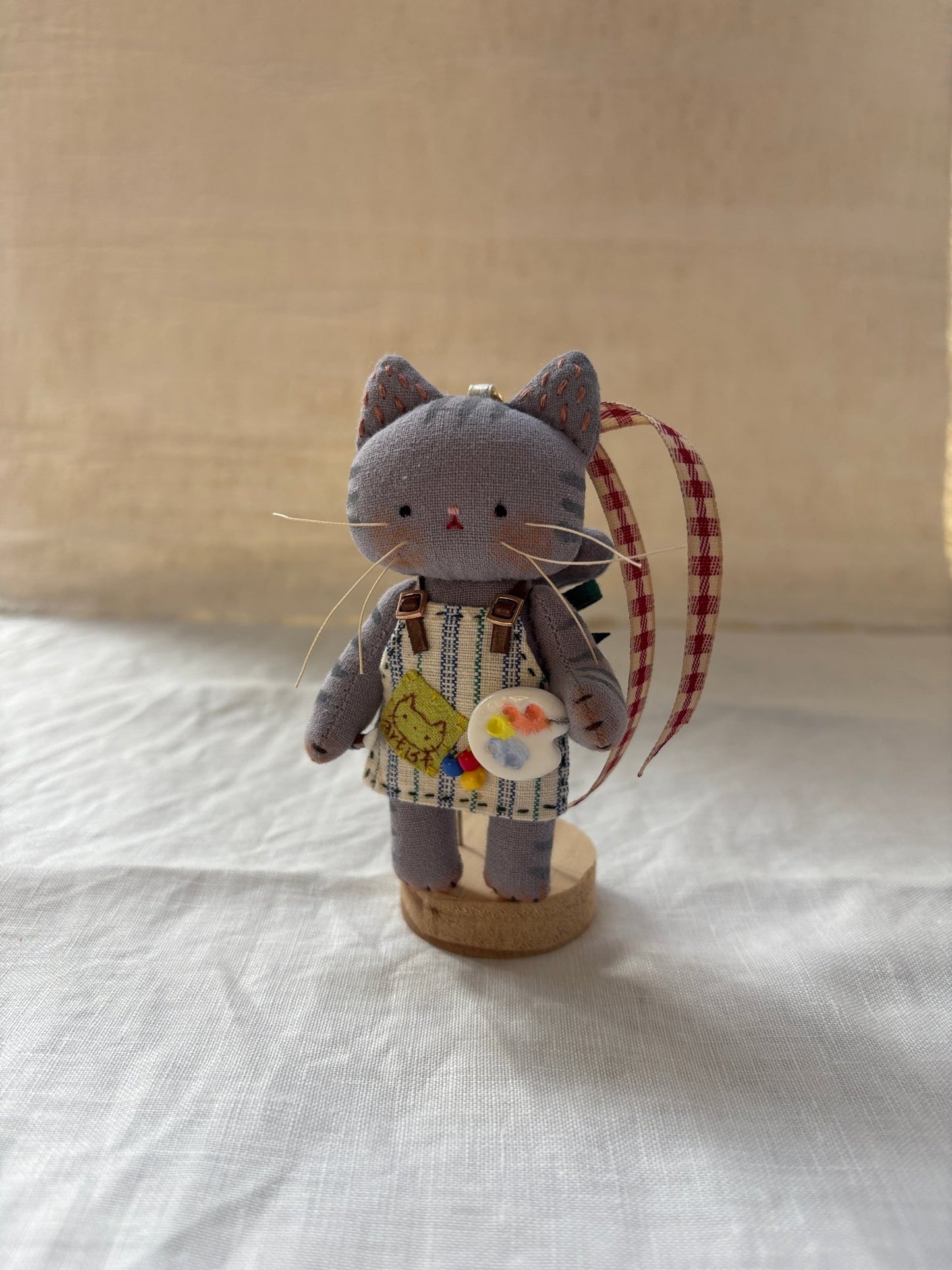 Artist Kitty Charm ( Includes a Secret Gift 🎁) - Made by Frey