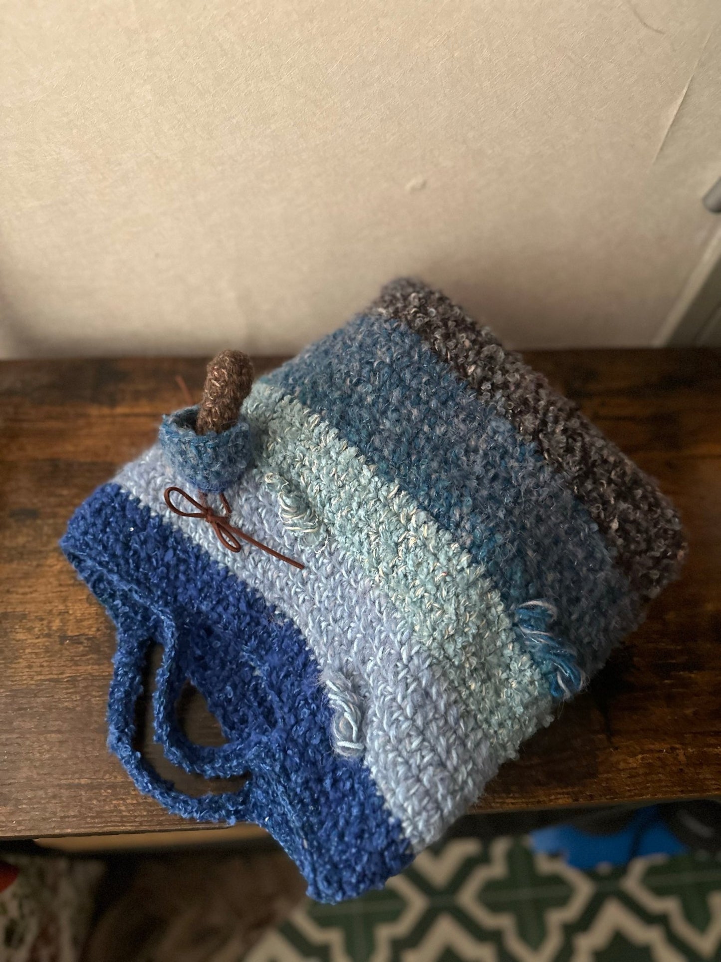 Calm Blue Crossbody Bag - Made by Frey