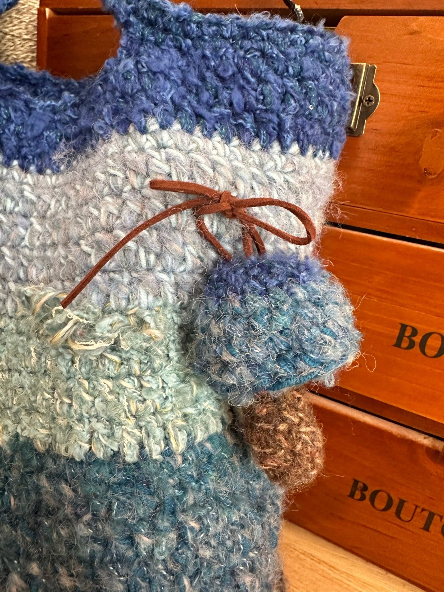 Calm Blue Crossbody Bag - Made by Frey