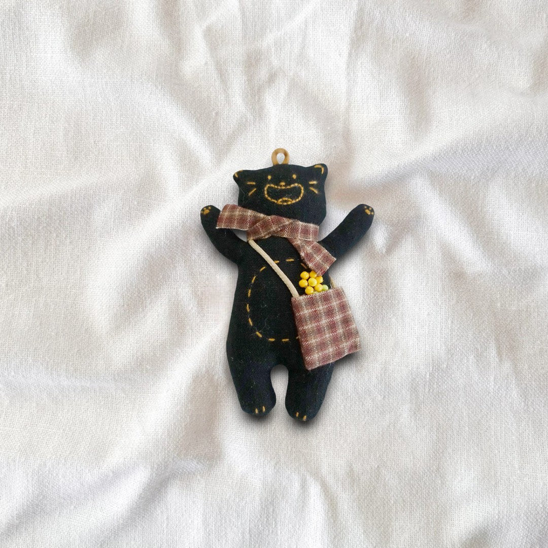 Cat Bag Charm & Necklace - Made by Frey