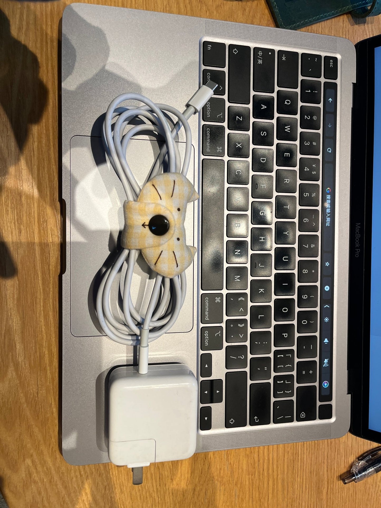 Cat Cable Keeper – Hand - Stitched Organizer - Made by Frey