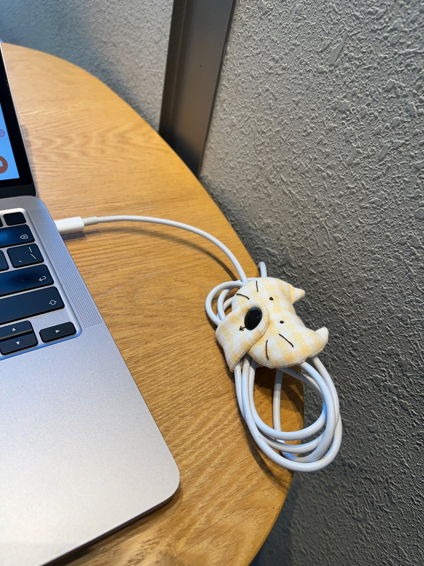 Cat Cable Keeper – Hand - Stitched Organizer - Made by Frey