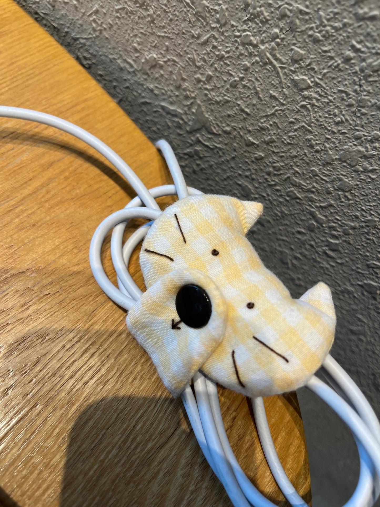 Cat Cable Keeper – Hand - Stitched Organizer - Made by Frey