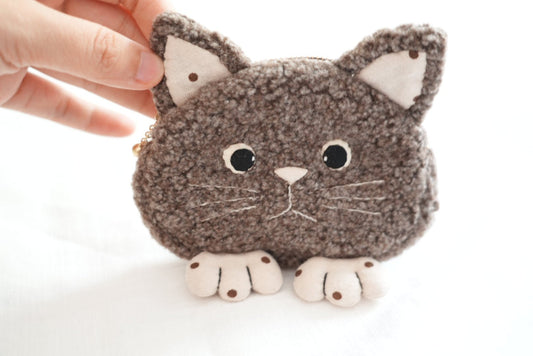 Cat Coin Pouch with Paws - Made by Frey
