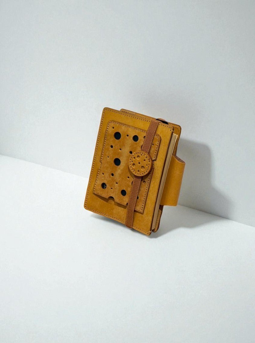 Cheese Leather Notebook - Made by Frey