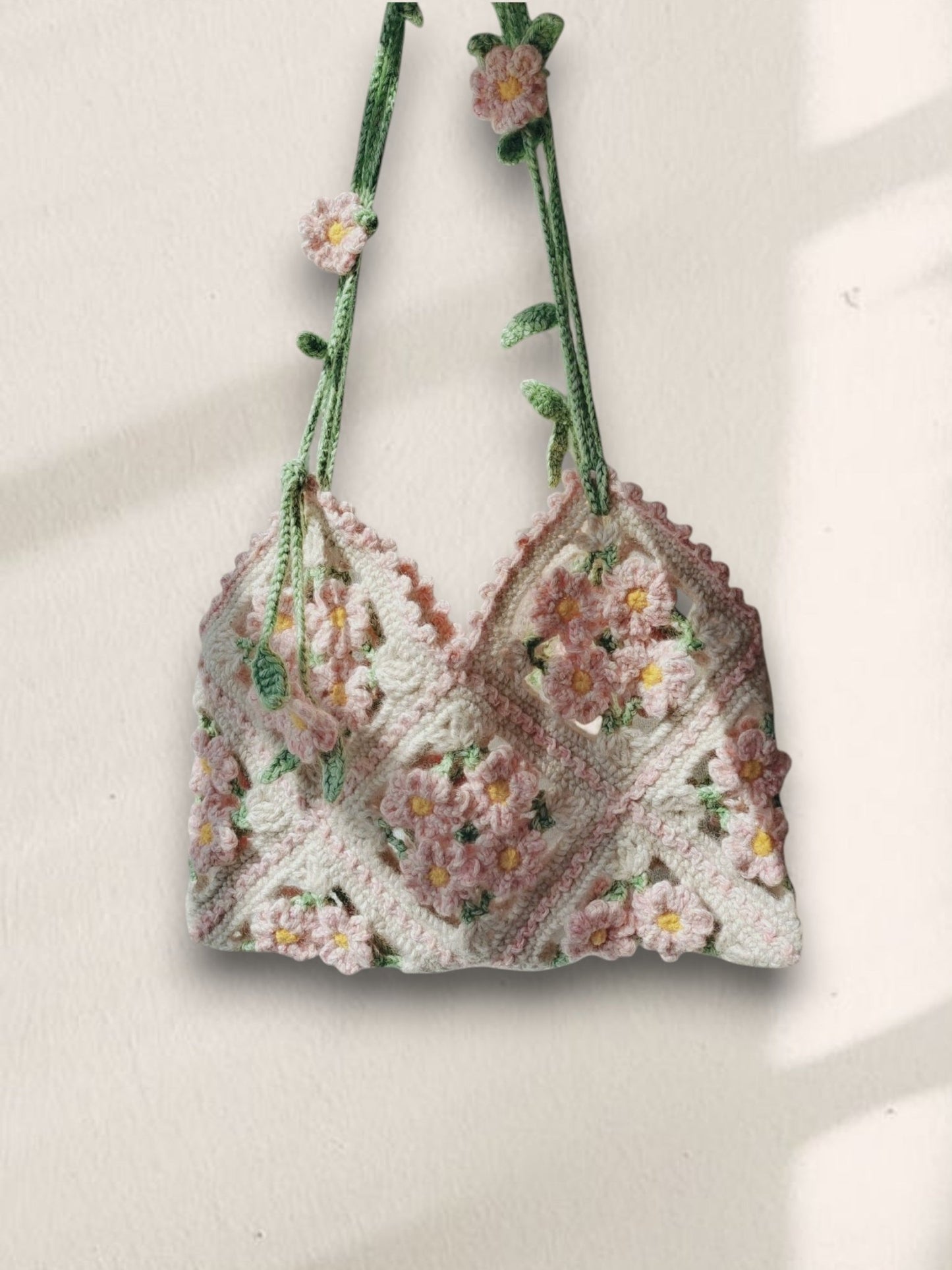 Crochet Shoulder Bag - Made by Frey