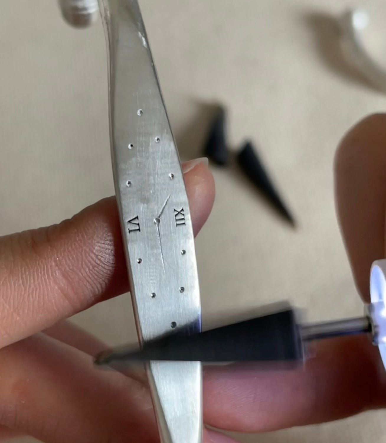 Custom Handcrafted 999 Fine Silver Bangle - Made by Frey