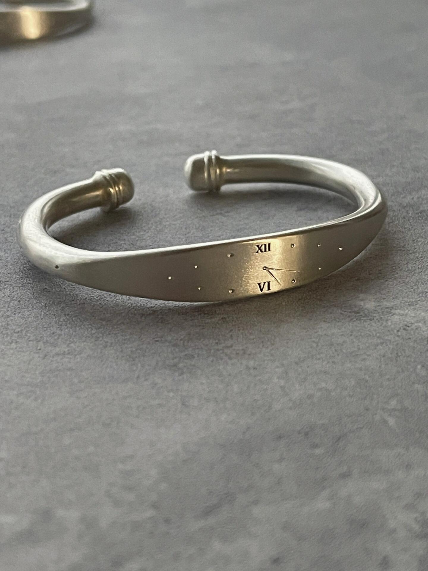 Custom Handcrafted 999 Fine Silver Bangle - Made by Frey