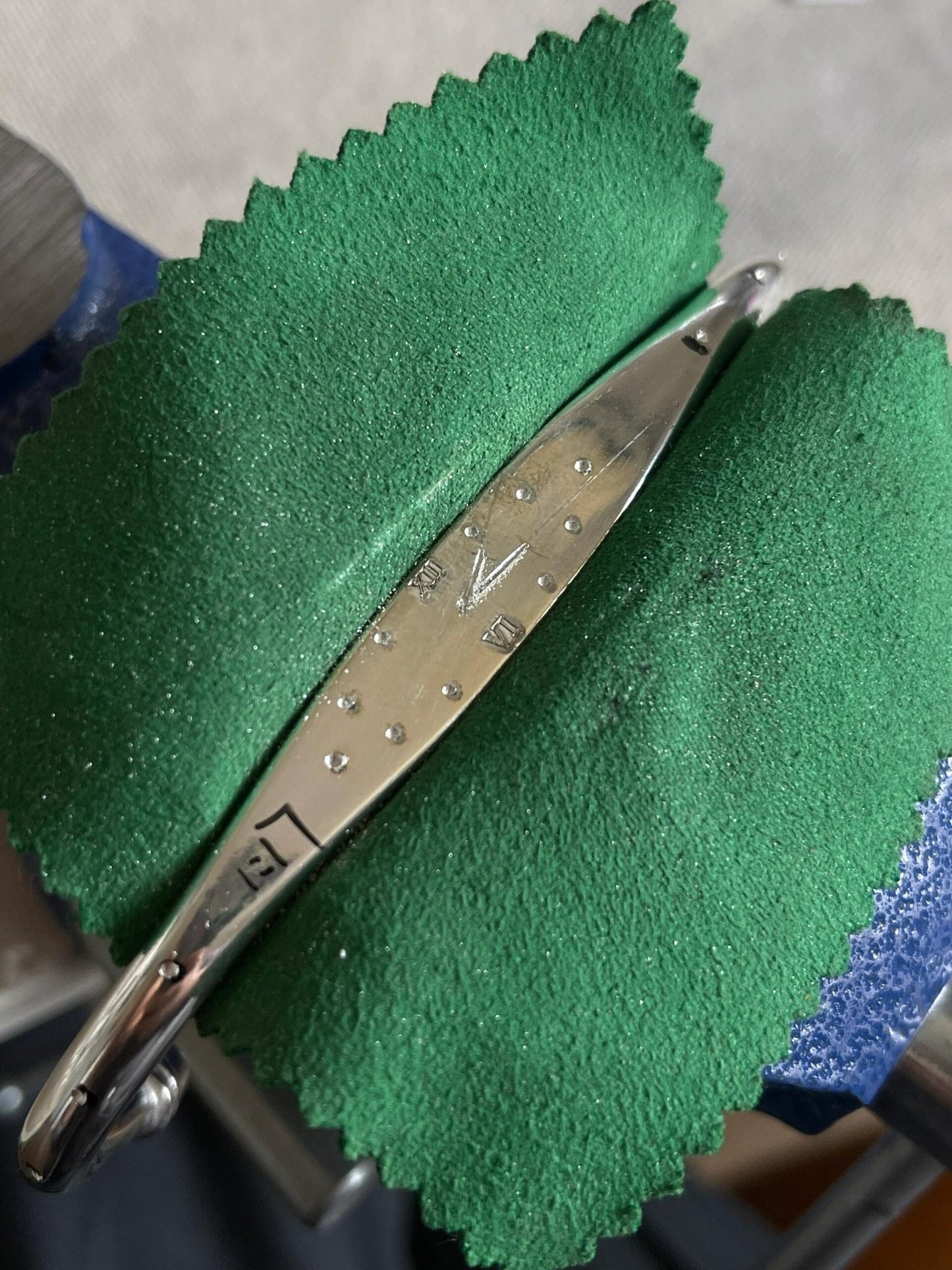 Custom Handcrafted 999 Fine Silver Bangle - Made by Frey