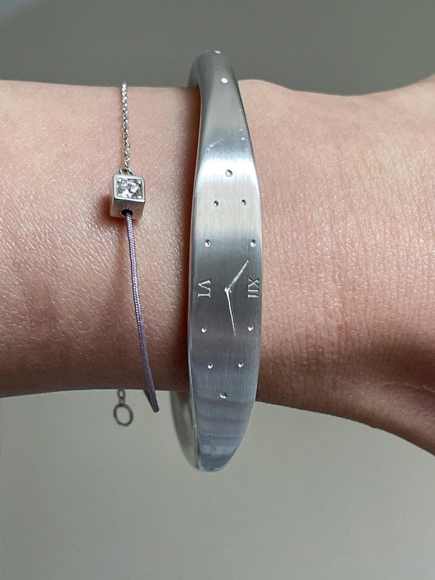 Custom Handcrafted 999 Fine Silver Bangle - Made by Frey