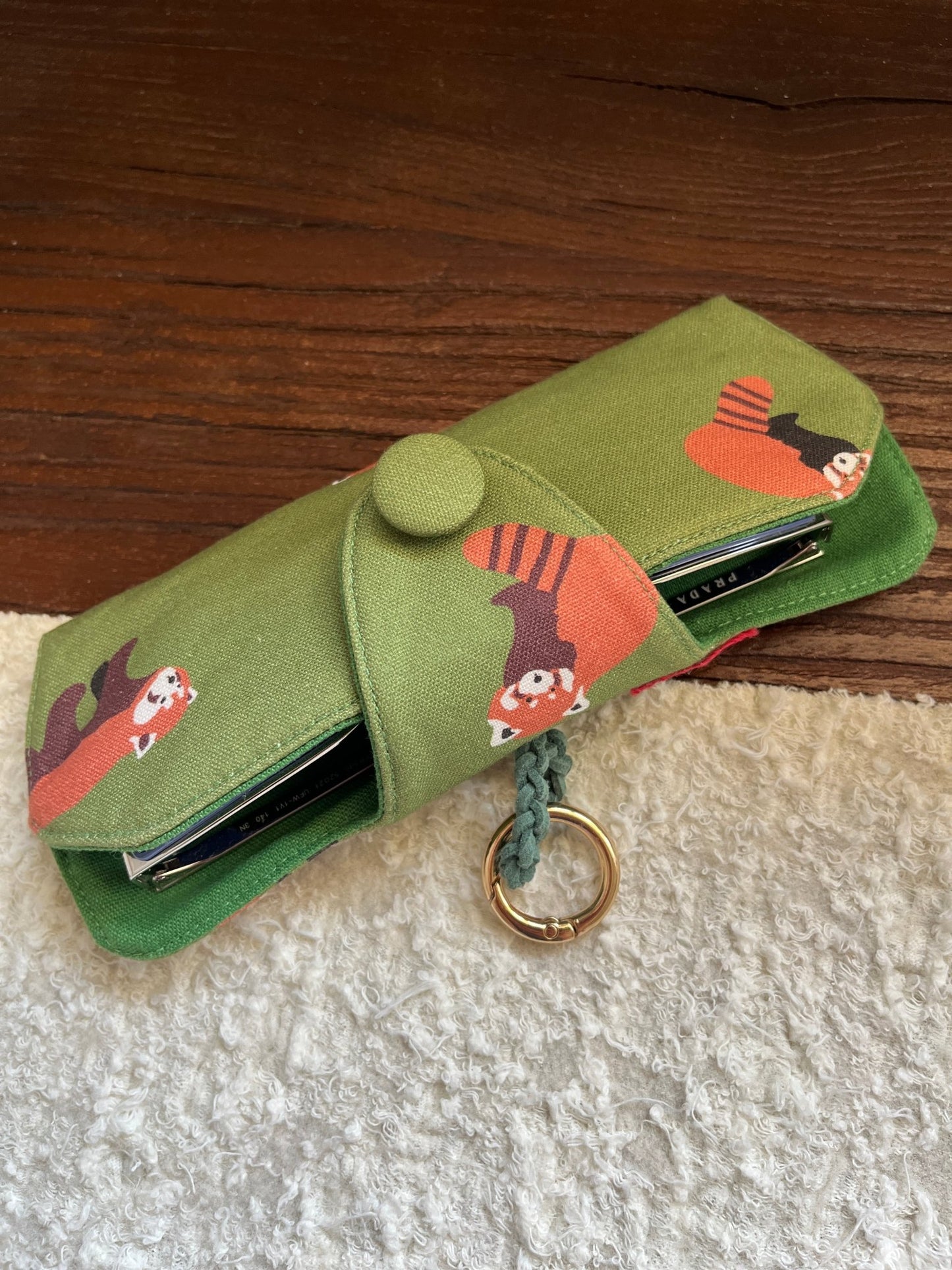 Eyeglass Case with a Strap Hook - Made by Frey