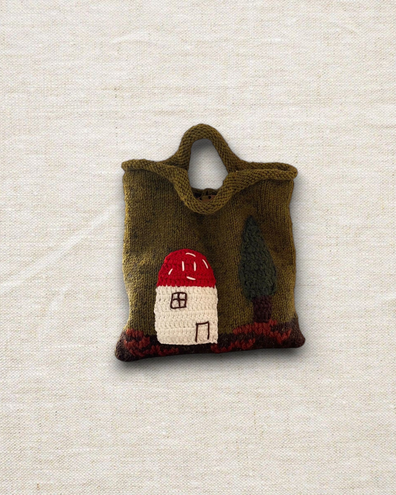 Forest Mushroom House Handbag - Made by Frey