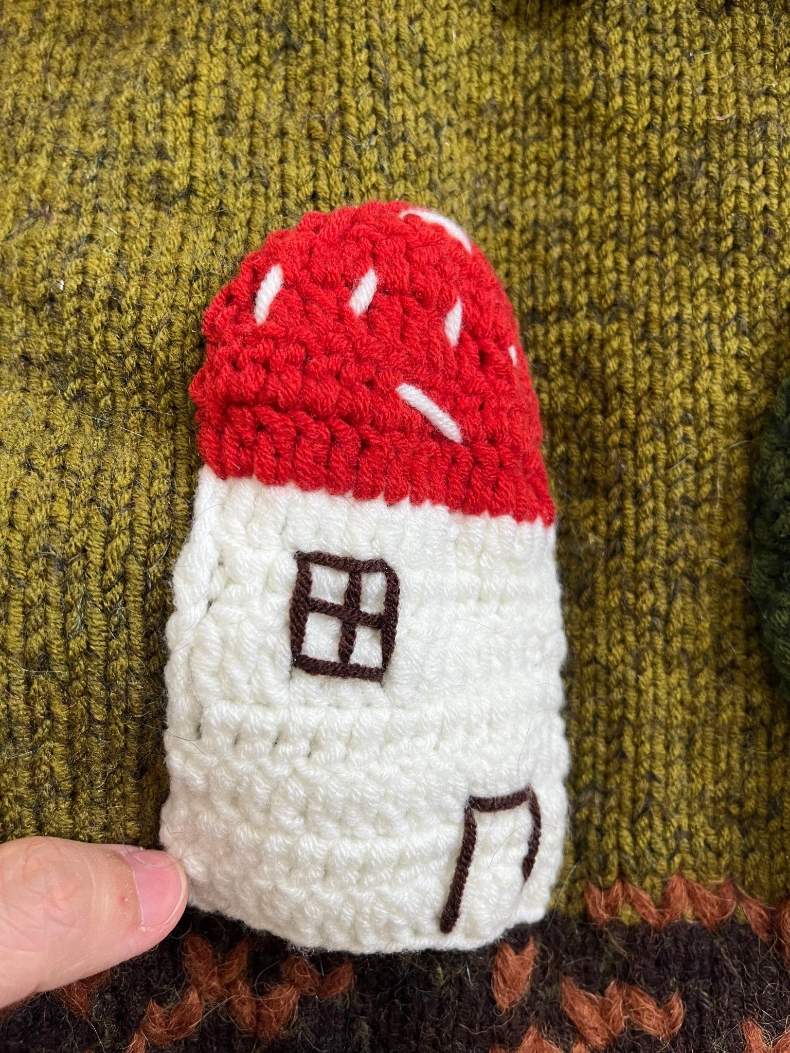 Forest Mushroom House Handbag - Made by Frey