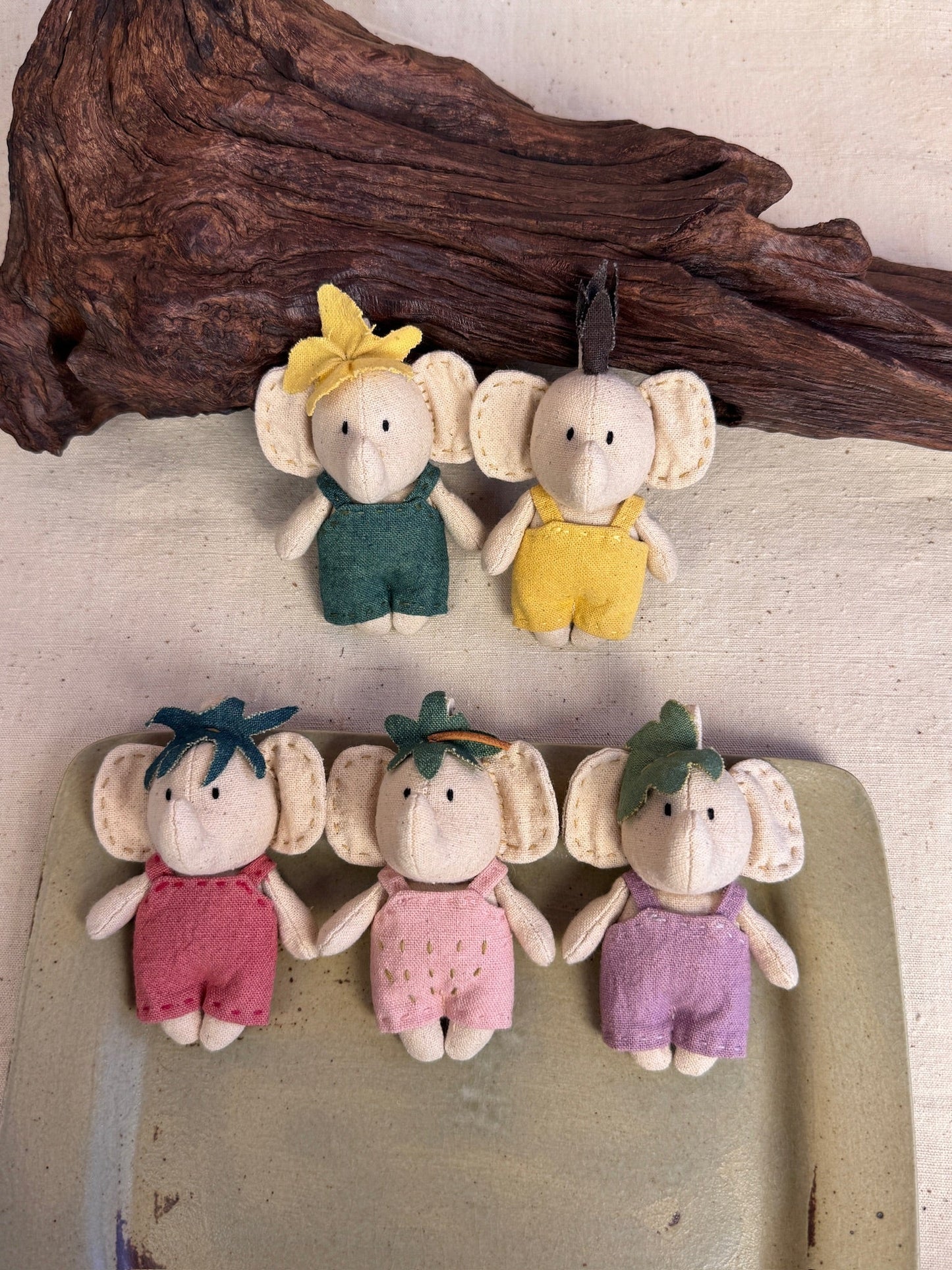 Fruit Elephant Charm Set - Made by Frey