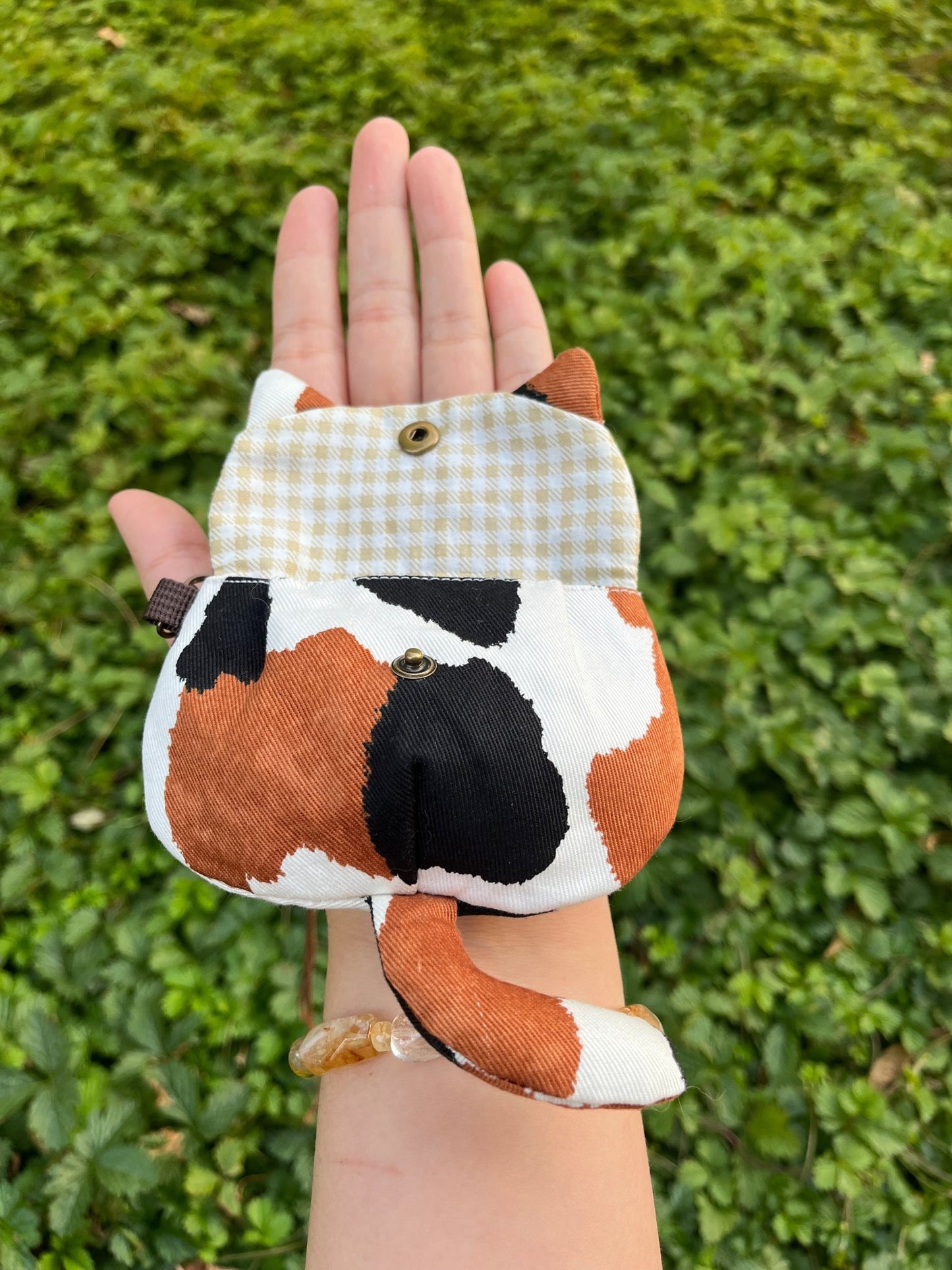 Handmade Cat Pouch - Made by Frey