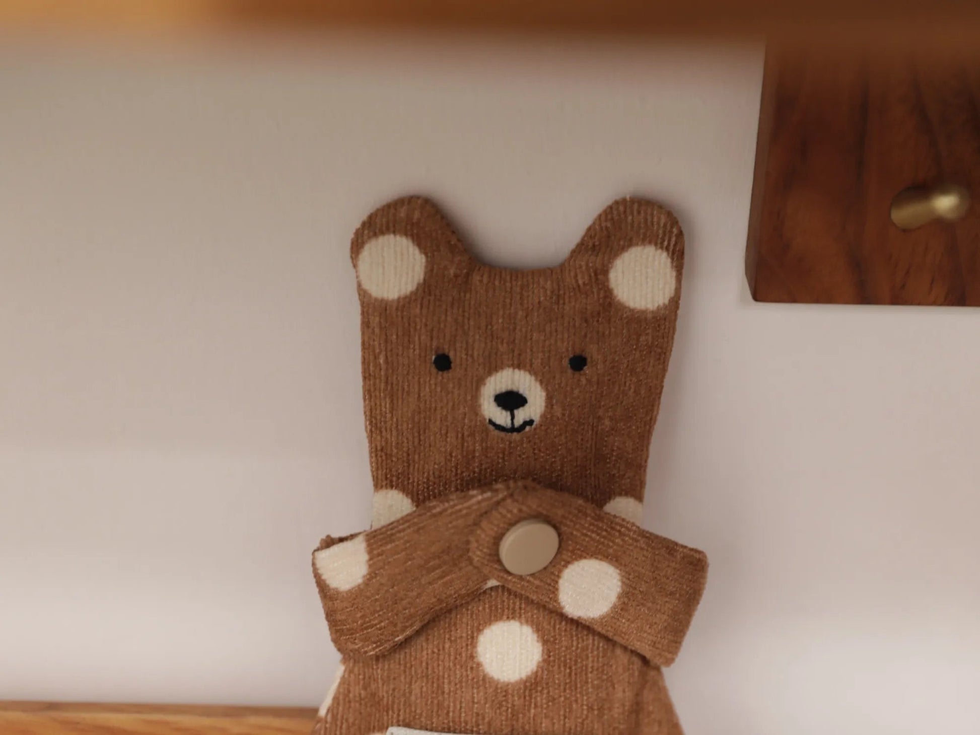 Hugging Bear Bag Charm & Earphone Case - Made by Frey