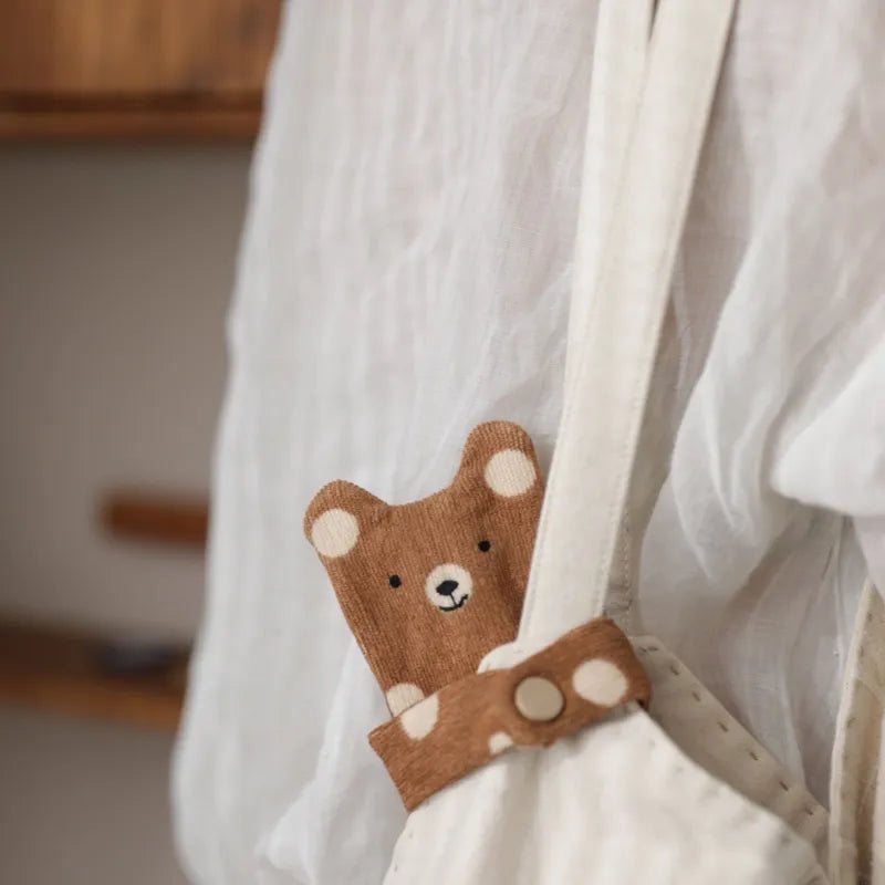 Hugging Bear Bag Charm & Pouch - Made by Frey