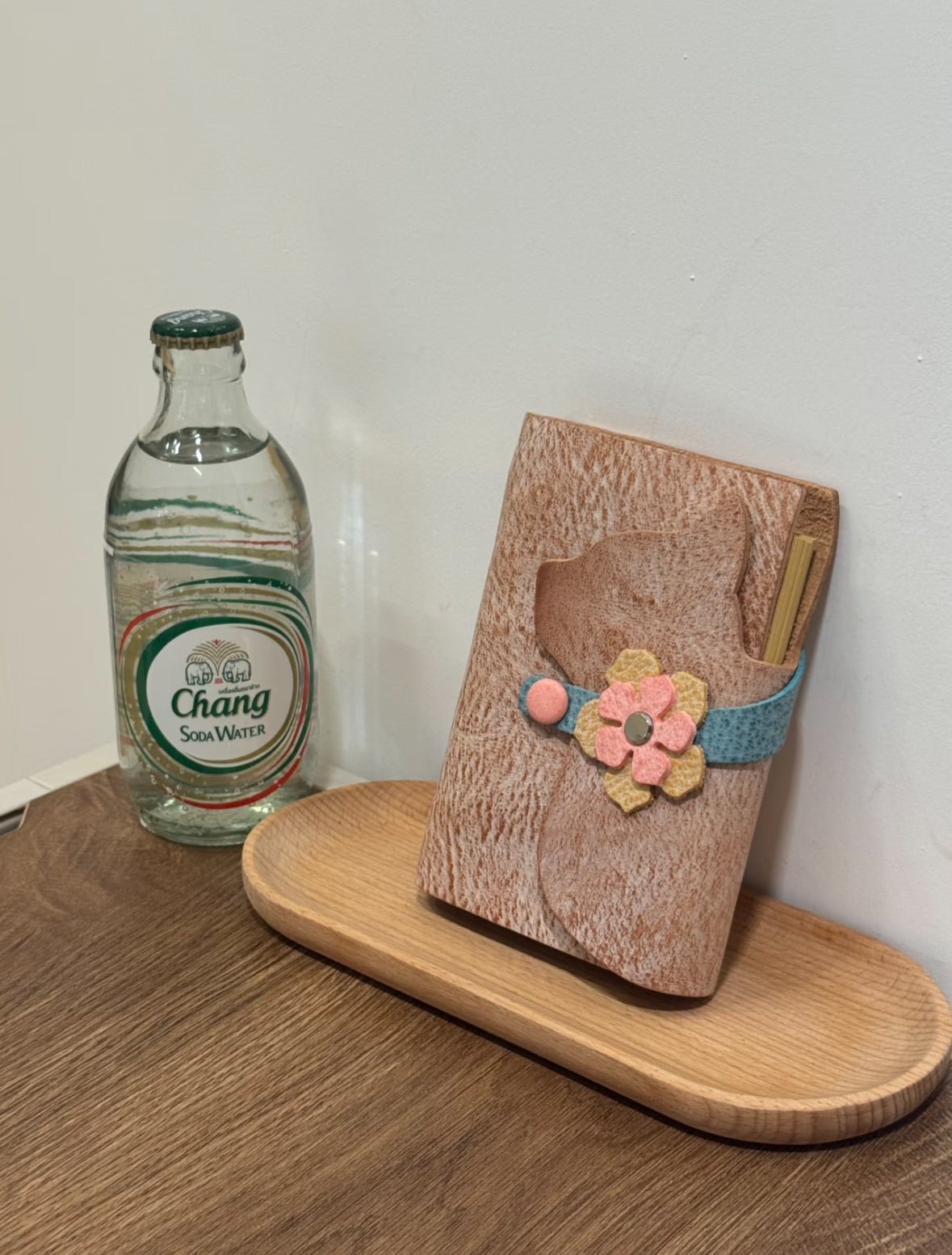 Kitty Leather Journal - A7 - Made by Frey