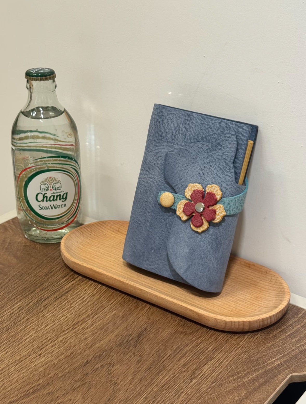 Kitty Leather Journal - A7 - Made by Frey