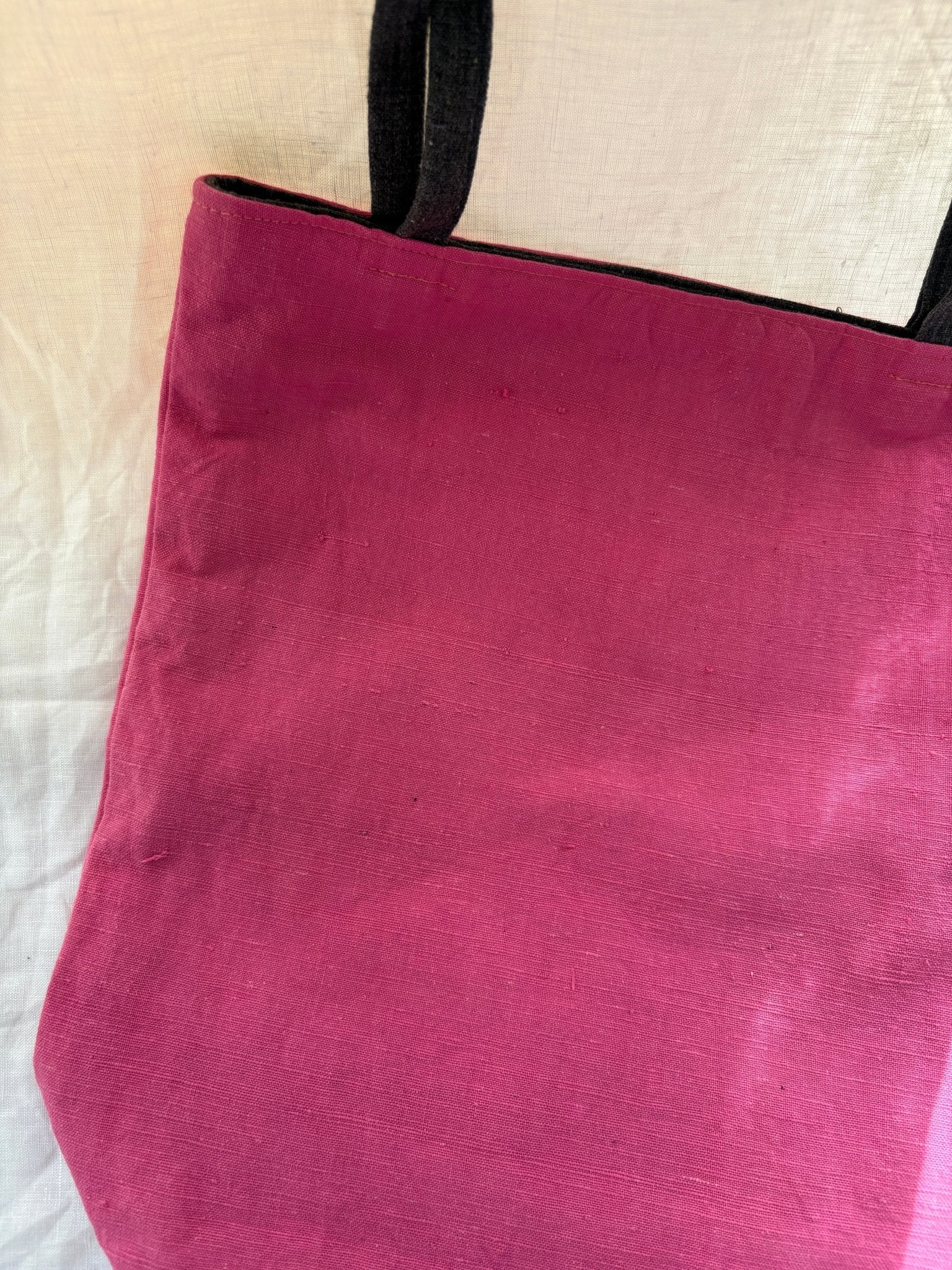 One - Off Drop — Handwoven Tote with Little Deer Embroidery - Made by Frey