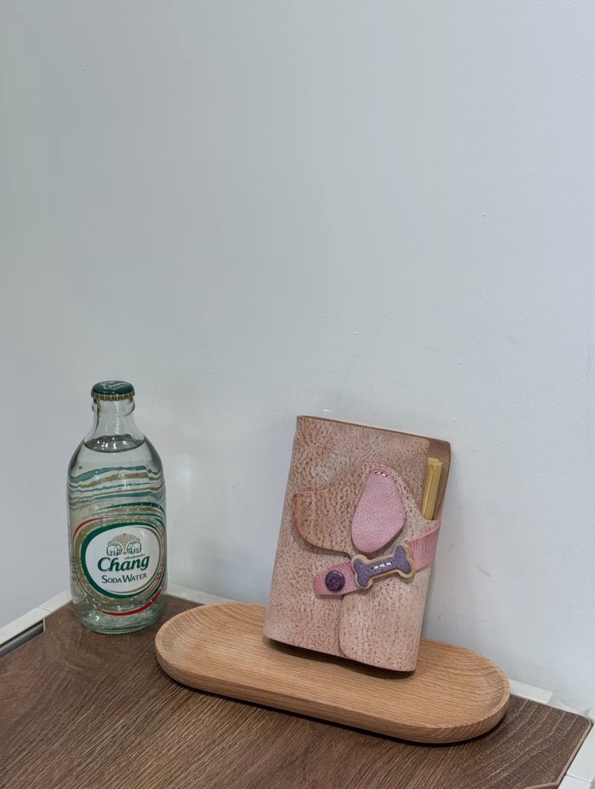 Puppy Leather Journal - A7 - Made by Frey