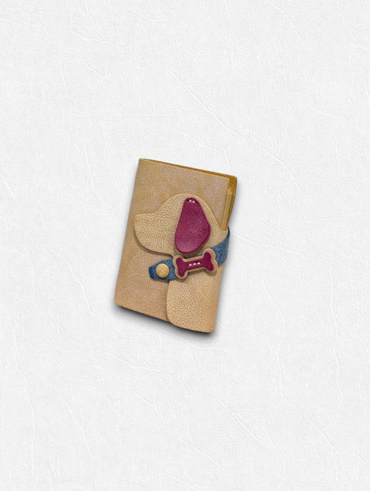 Puppy Leather Journal - A7 - Made by Frey