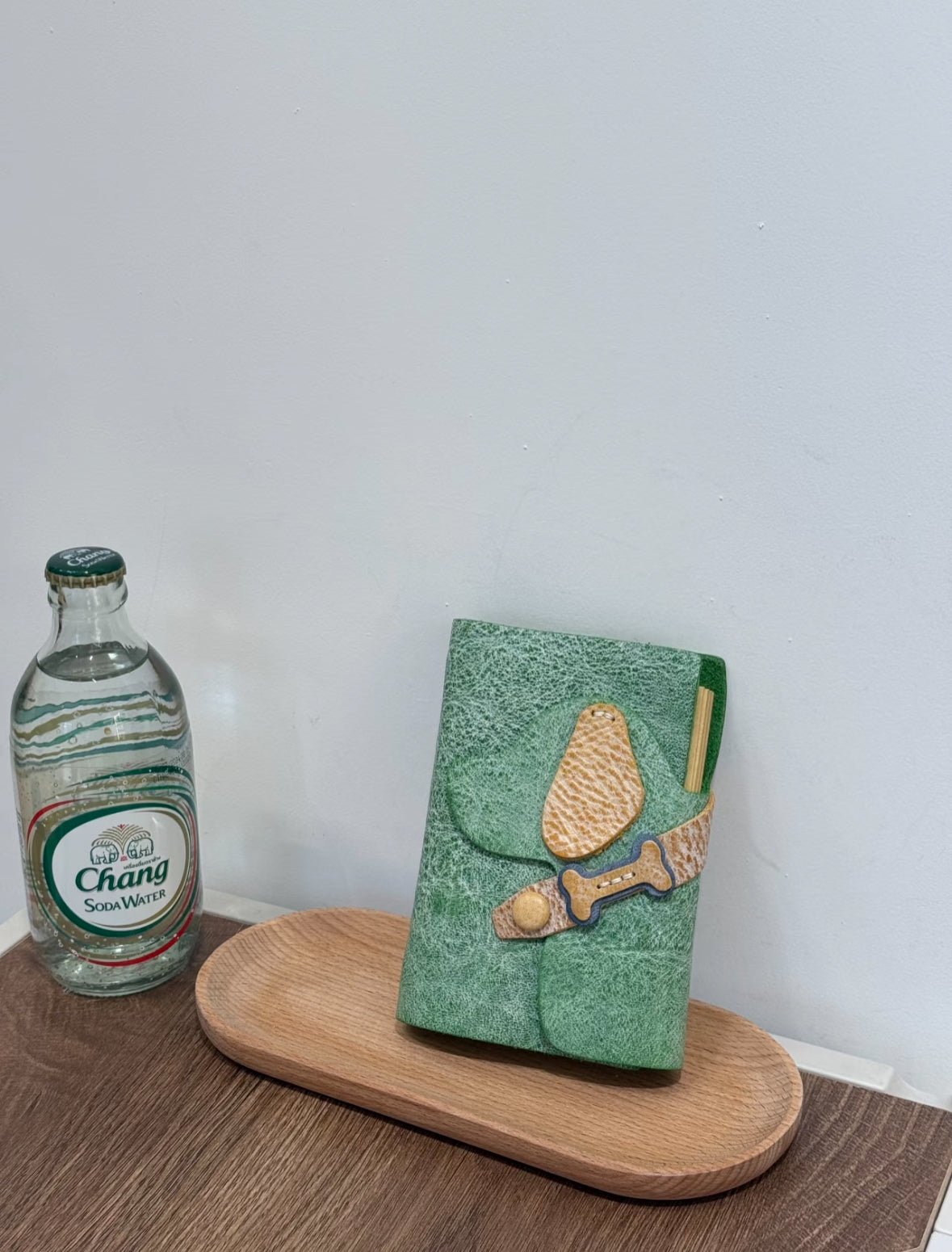 Puppy Leather Journal - A7 - Made by Frey