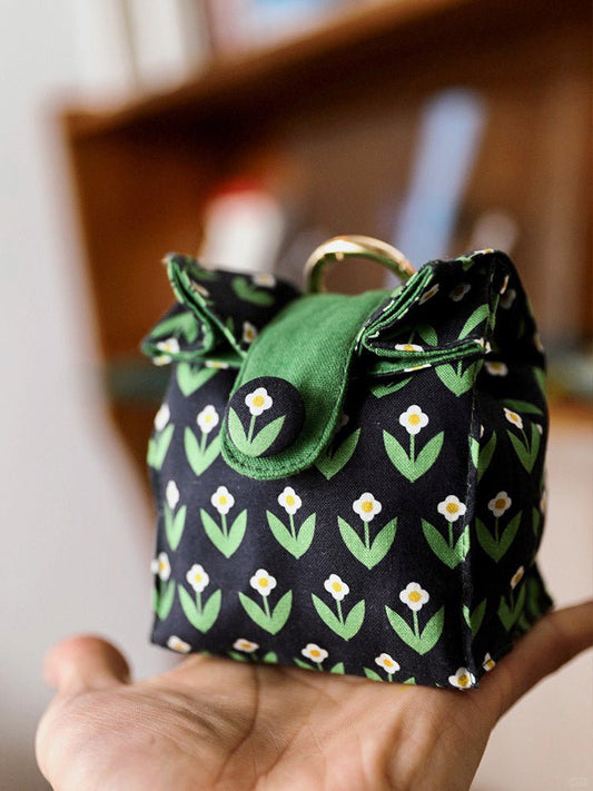 Retro Floral Makeup Bag - Made by Frey