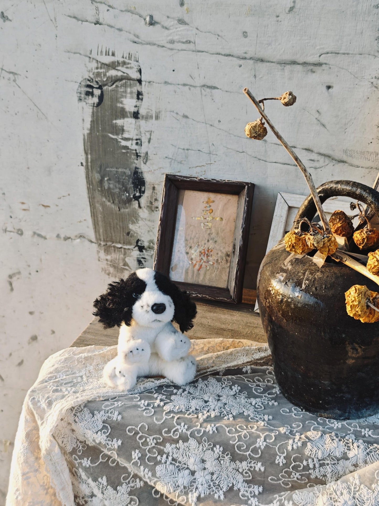 Springer Spaniel Plush Keychain Dog Bag Charm - Made by Frey