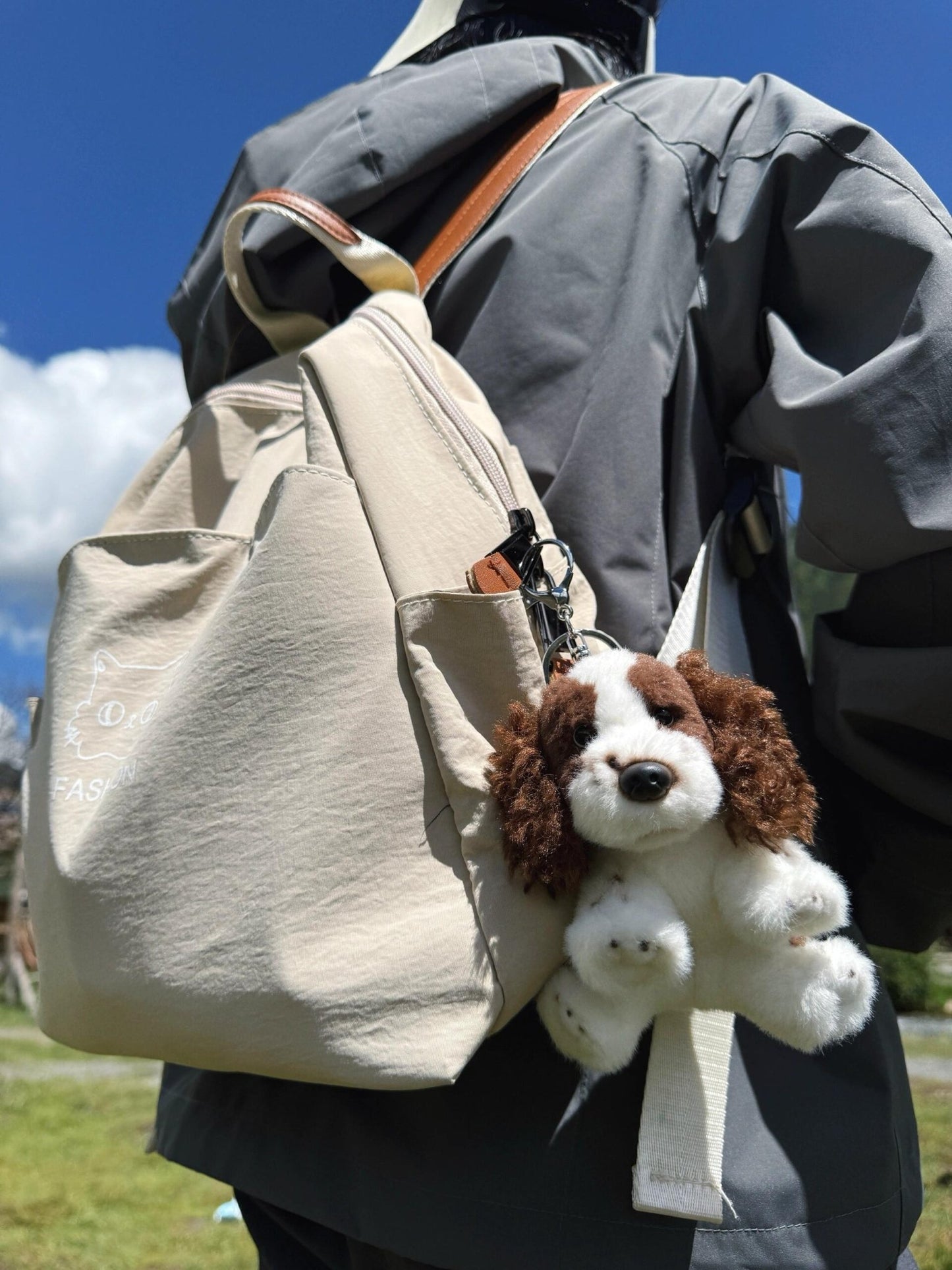 Springer Spaniel Plush Keychain Dog Bag Charm - Made by Frey