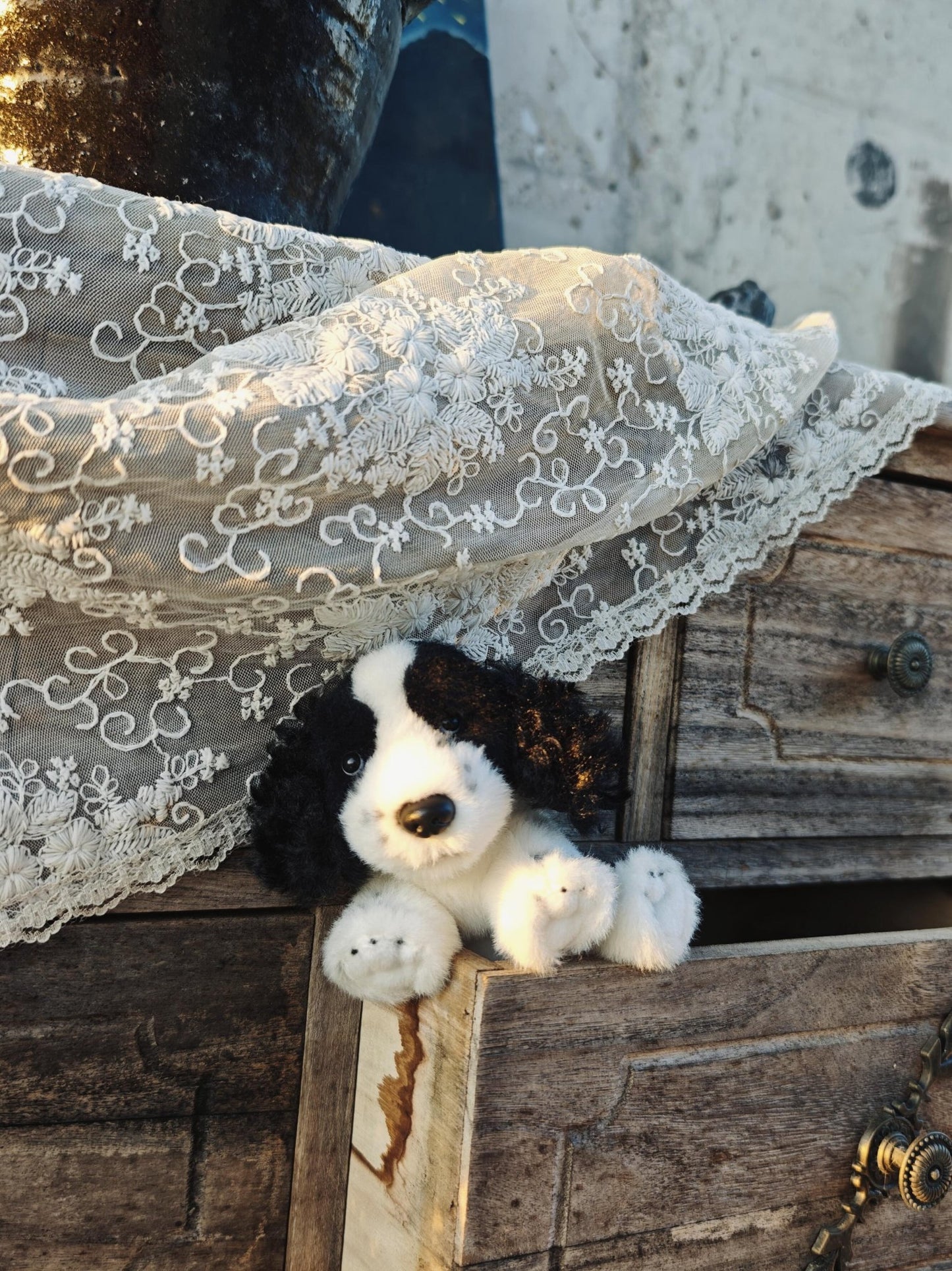 Springer Spaniel Plush Keychain Dog Bag Charm - Made by Frey