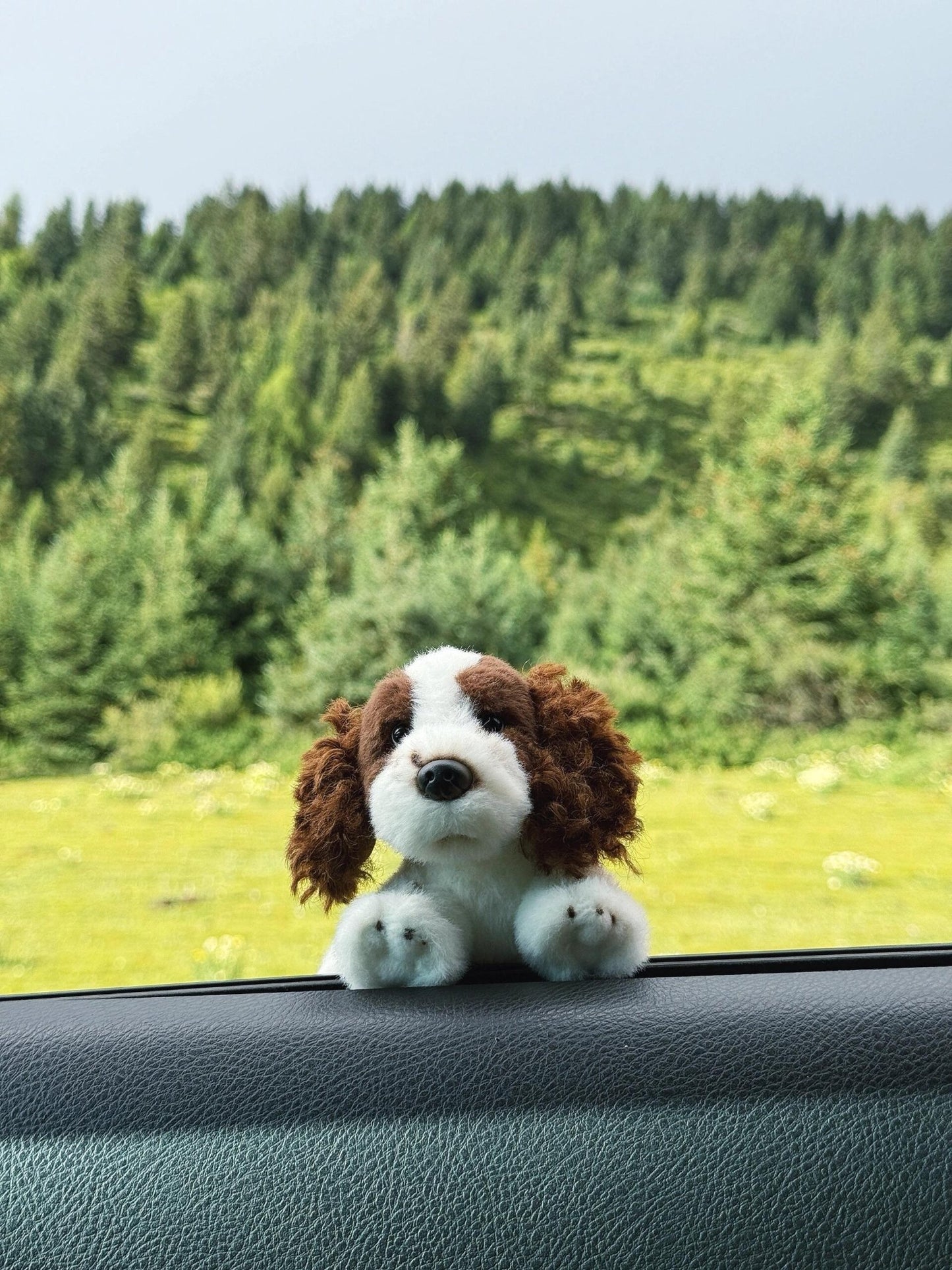 Springer Spaniel Plush Keychain Dog Bag Charm - Limited - Time Discount - Made by Frey