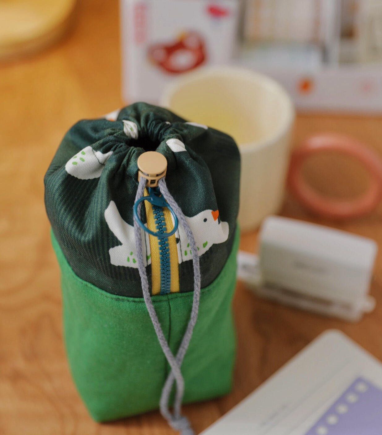 Stand - Up Pencil Pouch & Desk Organizer - Made by Frey