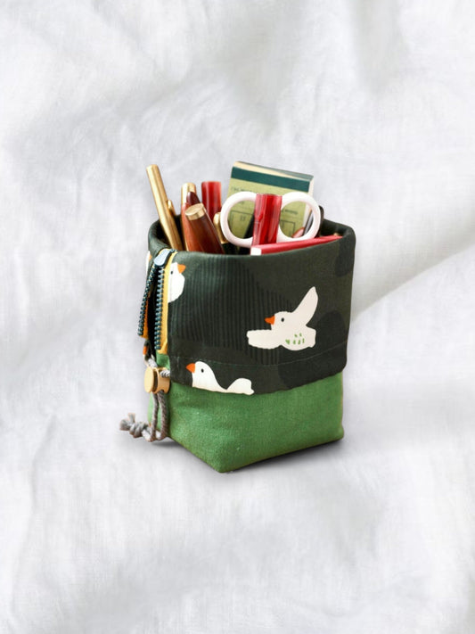 Stand - Up Pencil Pouch & Desk Organizer - Made by Frey