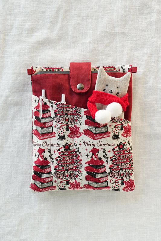 Vintage Christmas A5 Book & Journal Sleeve | Ships in 1 week - Made by Frey