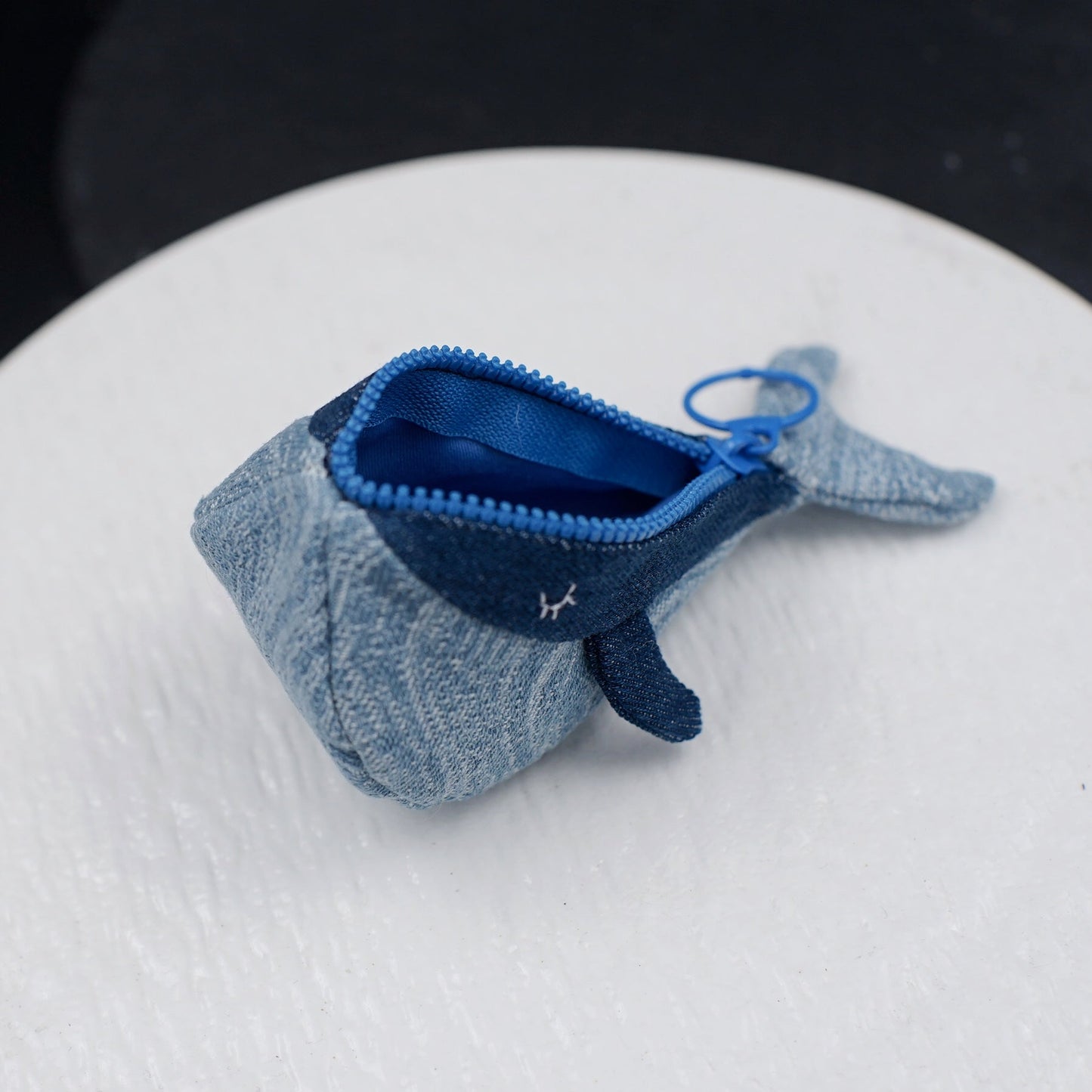 Whale Zipper Pouch & Bag Charm - Made by Frey