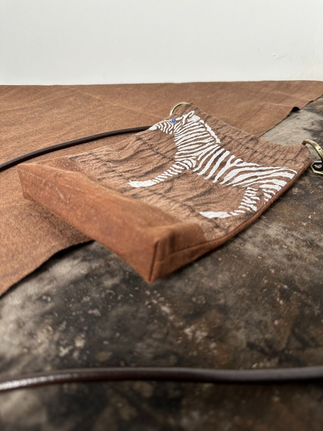 Zebra Crossbody Bag – Plant - Dyed Edition - Made by Frey