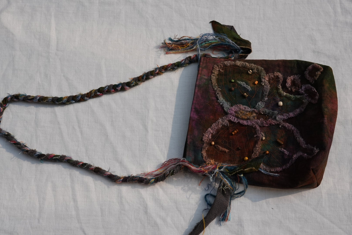 Fallen Leaf Butterfly Crossbody Bag