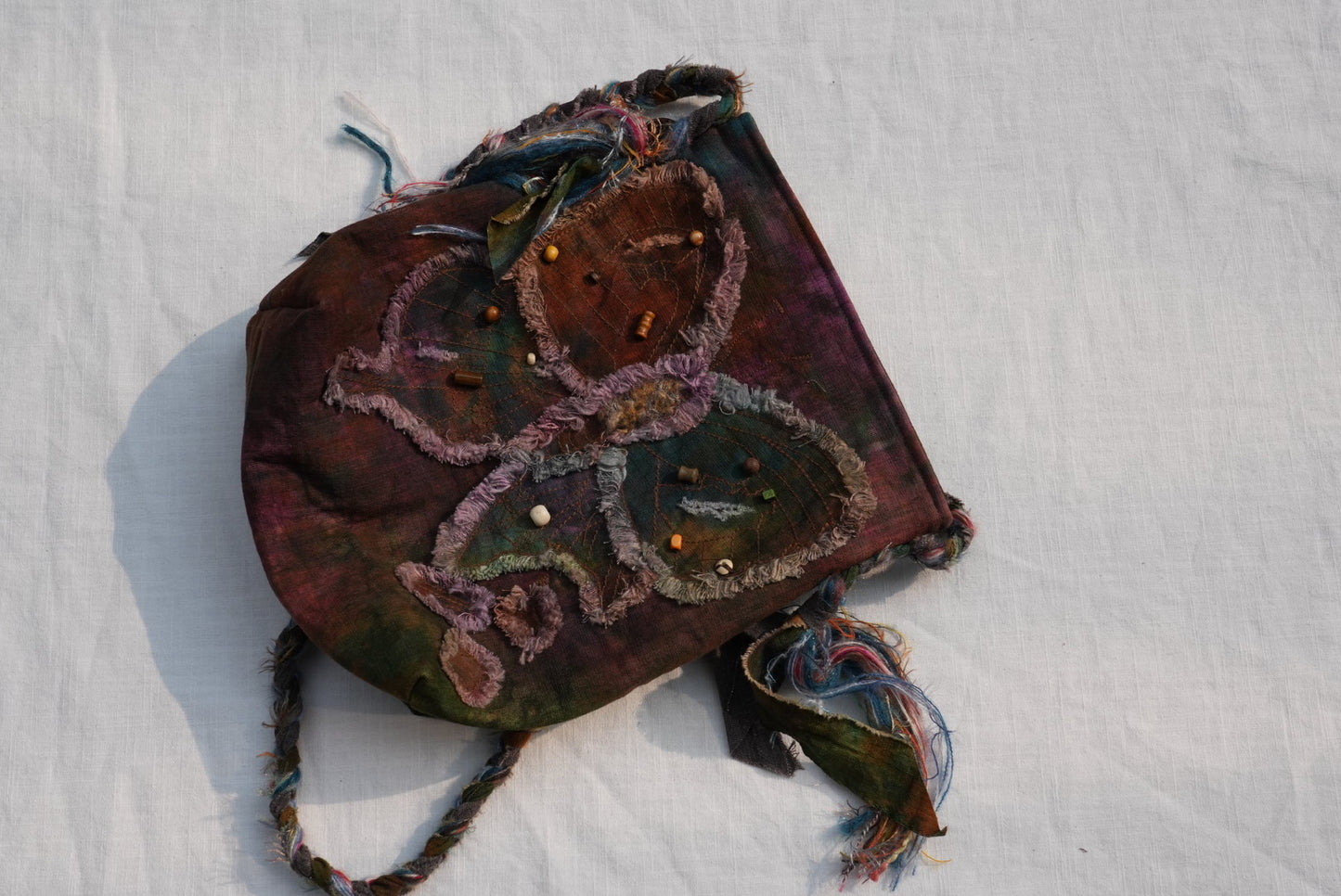 Fallen Leaf Butterfly Crossbody Bag