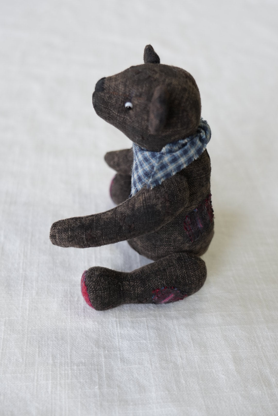 Patched Bear Art Doll
