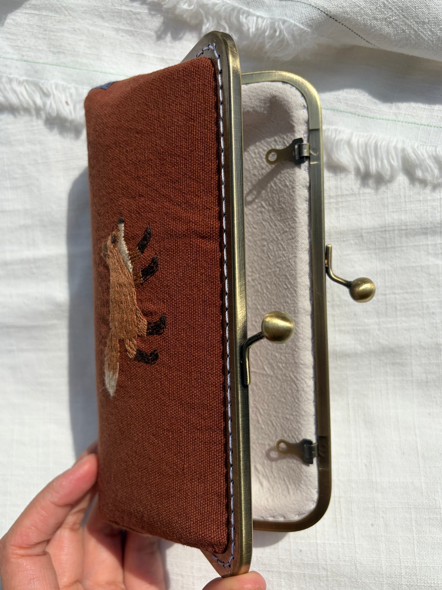 Handmade Clasp Frame Pouch – Pencil Case / Coin Purse / Makeup Bag (Pre-Order, Ships in About 2 Weeks)