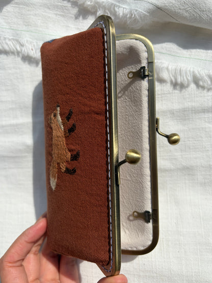 Handmade Clasp Frame Pouch – Pencil Case / Coin Purse / Makeup Bag (Pre-Order, Ships in About 2 Weeks)