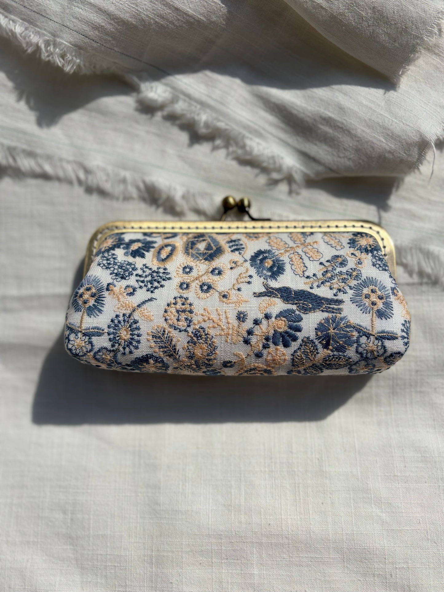 Handmade Clasp Frame Pouch – Pencil Case / Coin Purse / Makeup Bag (Pre-Order, Ships in About 2 Weeks)