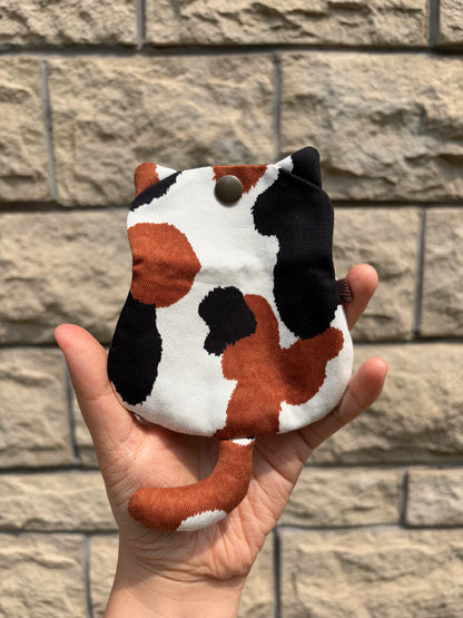 Calico Cat Pouch Bag Charm