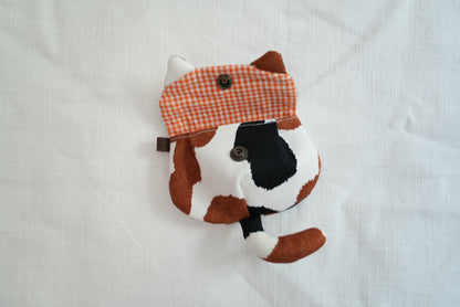 Calico Cat Pouch /Bag Charm